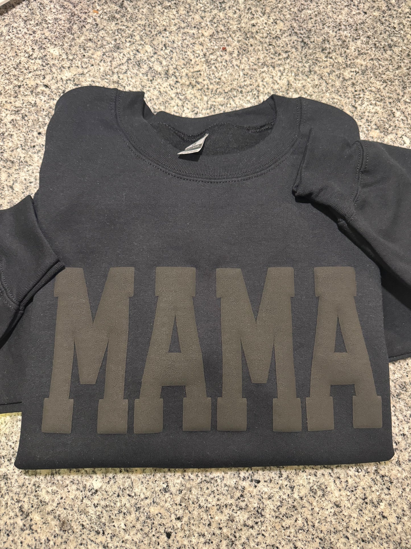 MAMA Puff Print Crewneck