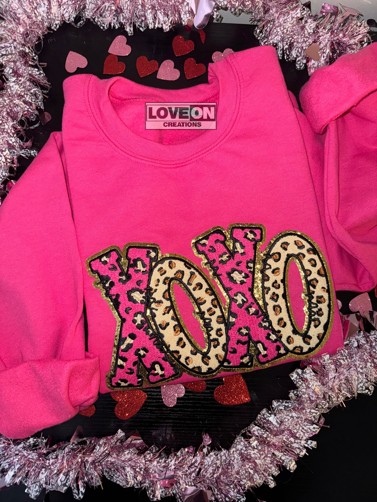 XOXO Embroidered Patch Crewneck