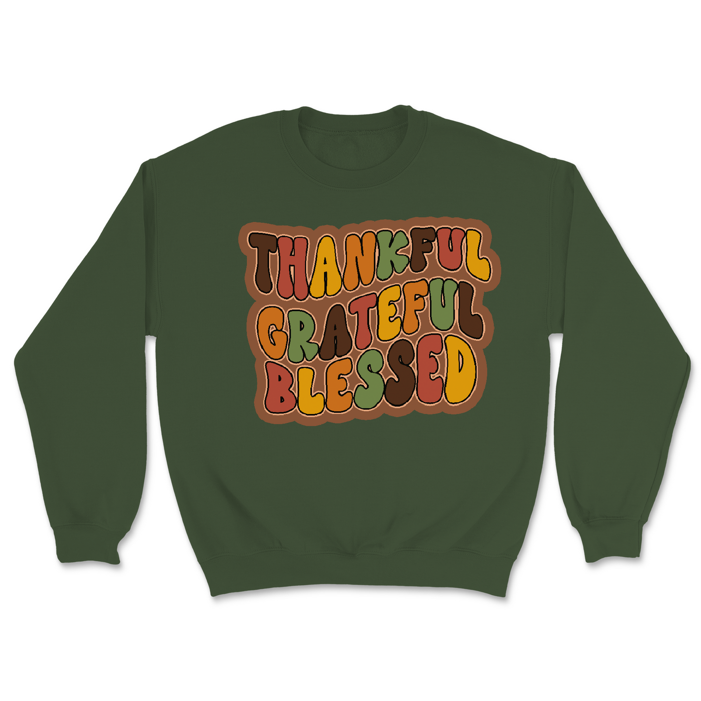 Thankful, Grateful, Blessed Crewneck